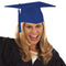 ANHUI LIGHT INDUSTRIES INTERNATIONAL Graduation Royal Blue Graduation Hat with Tassel for Adults