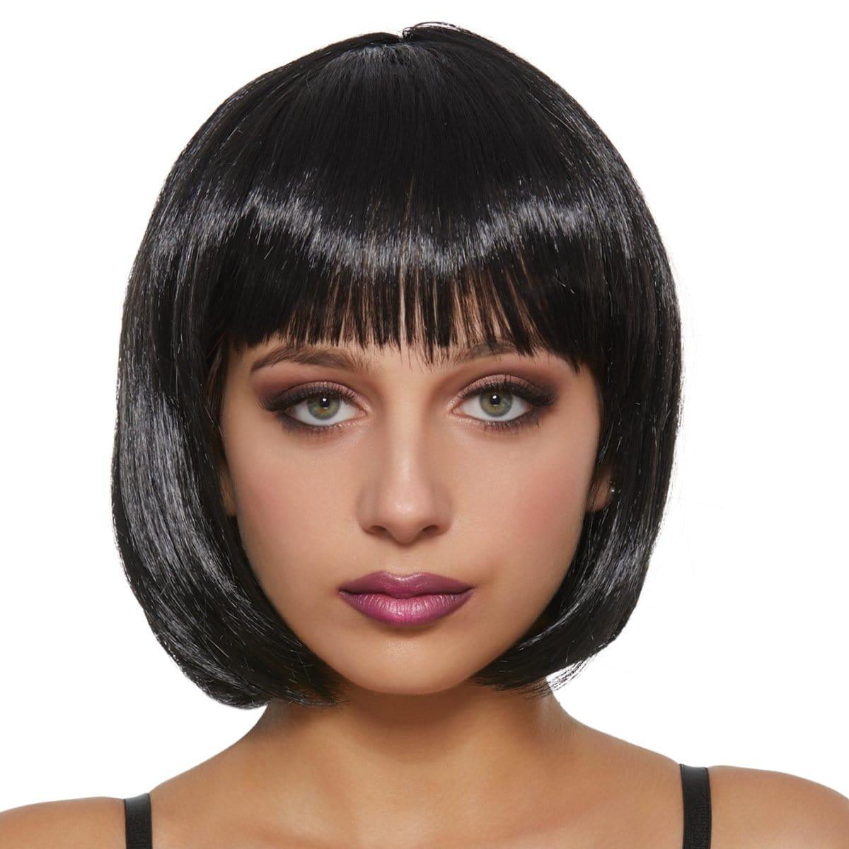 Buy Costume Accessories Black Daisy wig for women sold at Party Expert