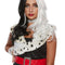 Buy Costume Accessories Black & White Cruella Long Wavy Wig for Women sold at Party Expert