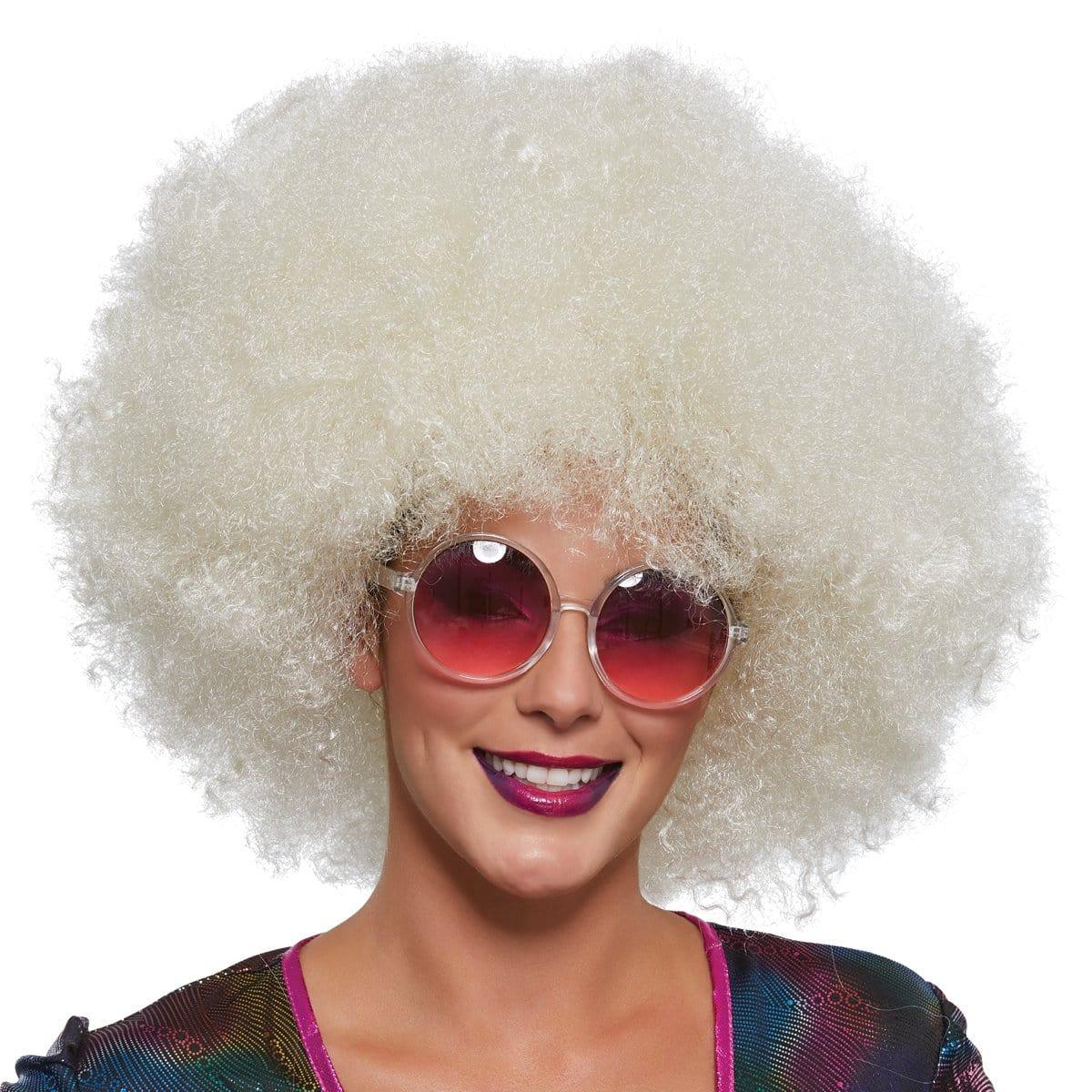 Buy Costume Accessories Blond Super Freak wig for adults sold at Party Expert