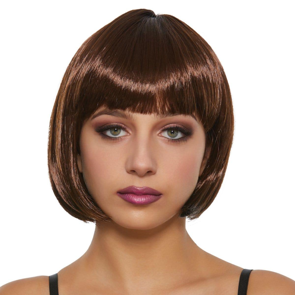 Buy Costume Accessories Brown Daisy wig for women sold at Party Expert