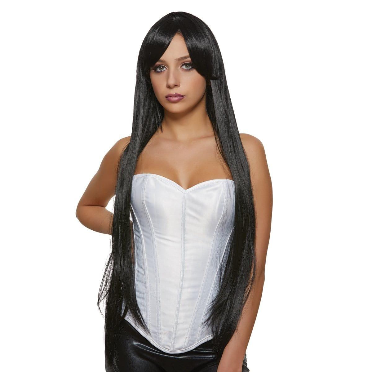 Buy Costume Accessories Fearless black Chérie wig for women sold at Party Expert