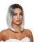 Buy Costume Accessories Grey Jacky Mid-length Ombre Wig for Women sold at Party Expert