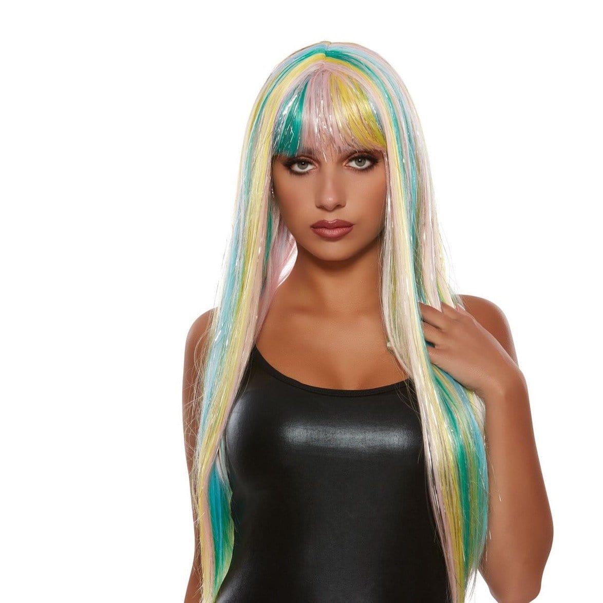 Buy Costume Accessories Multicolor Sweety Straight Deluxe Wig for Women sold at Party Expert