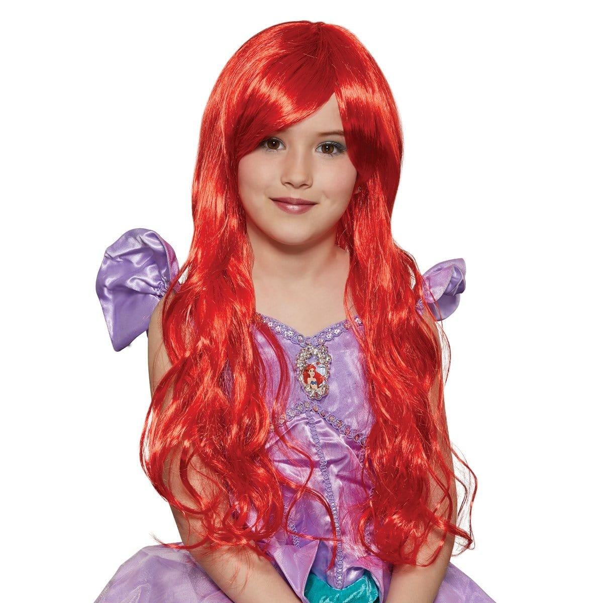 Buy Costume Accessories Red Petite Diva wig for girls sold at Party Expert