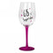 Buy Age Specific Birthday 65th Wine Glass - 65 Et Superbe sold at Party Expert