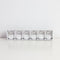 ATTITUDES IMPORT Christmas Glass Snowflake Christmas Ball shaped Place Card, 6 Count 775093982334