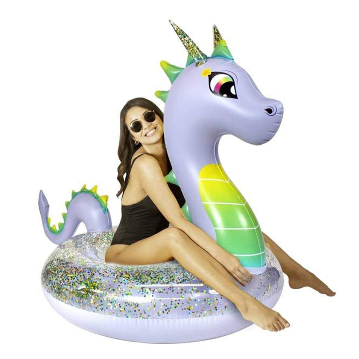 Buy Summer Glitter Dragon Pool Tube sold at Party Expert
