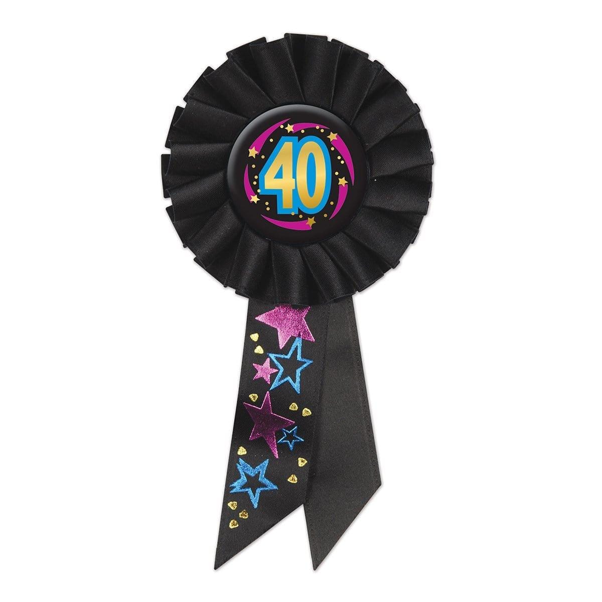 Buy Age Specific Birthday Award Ribbon - 40 Years sold at Party Expert
