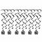 Buy Age Specific Birthday Hanging Swirl Decorations - 60th Birthday 6/pkg. sold at Party Expert