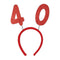 Buy Age Specific Birthday Head Boppers Red - 40th Birthday sold at Party Expert