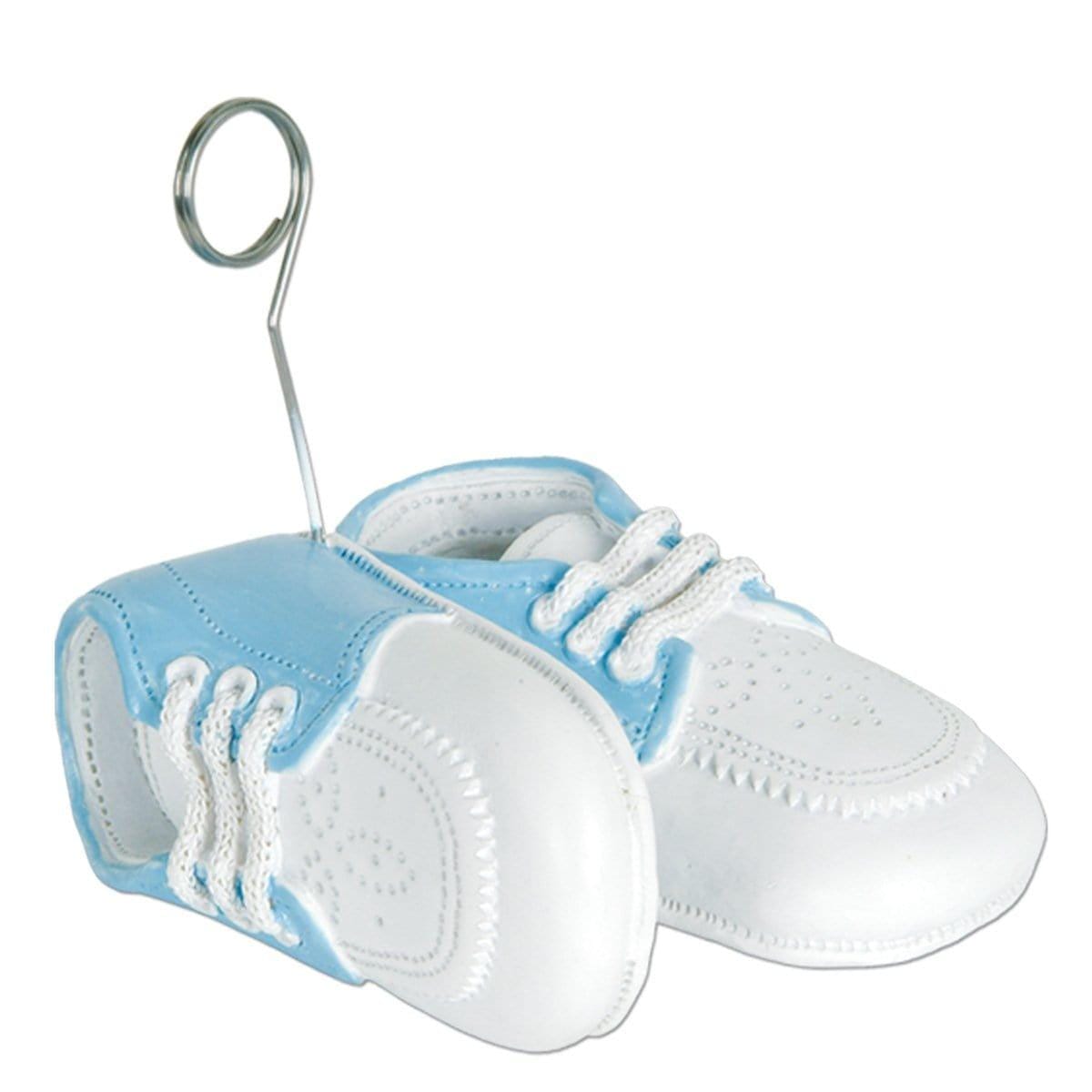 Buy Baby Shower Blue baby shoes balloon weight sold at Party Expert