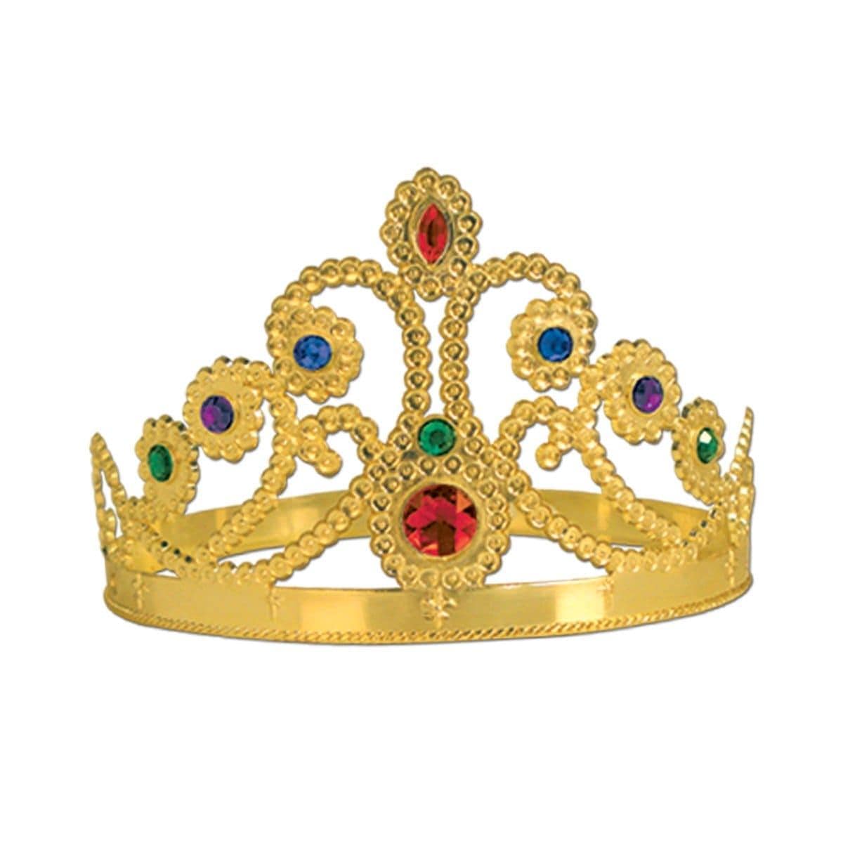 Buy Costume Accessories Jeweled Queen Tiara sold at Party Expert