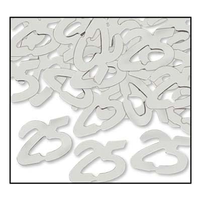 Buy Decorations Confetti Number 25 - 25th Anniversary sold at Party Expert