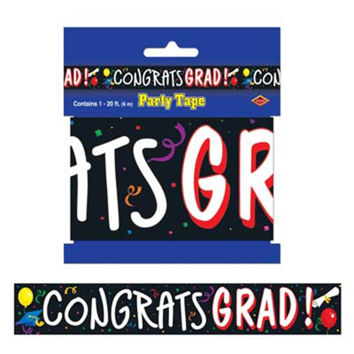 Buy Graduation Congrats Grad Party Tape sold at Party Expert