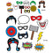 Buy Kids Birthday Superhero photo booth props, 12 per package sold at Party Expert