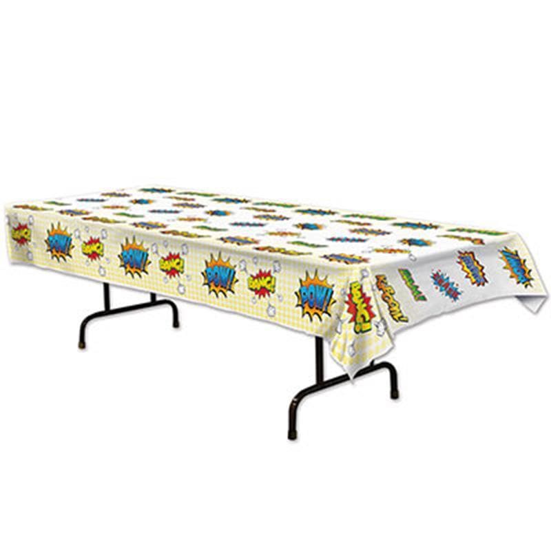 Buy Kids Birthday Superhero tablecover sold at Party Expert