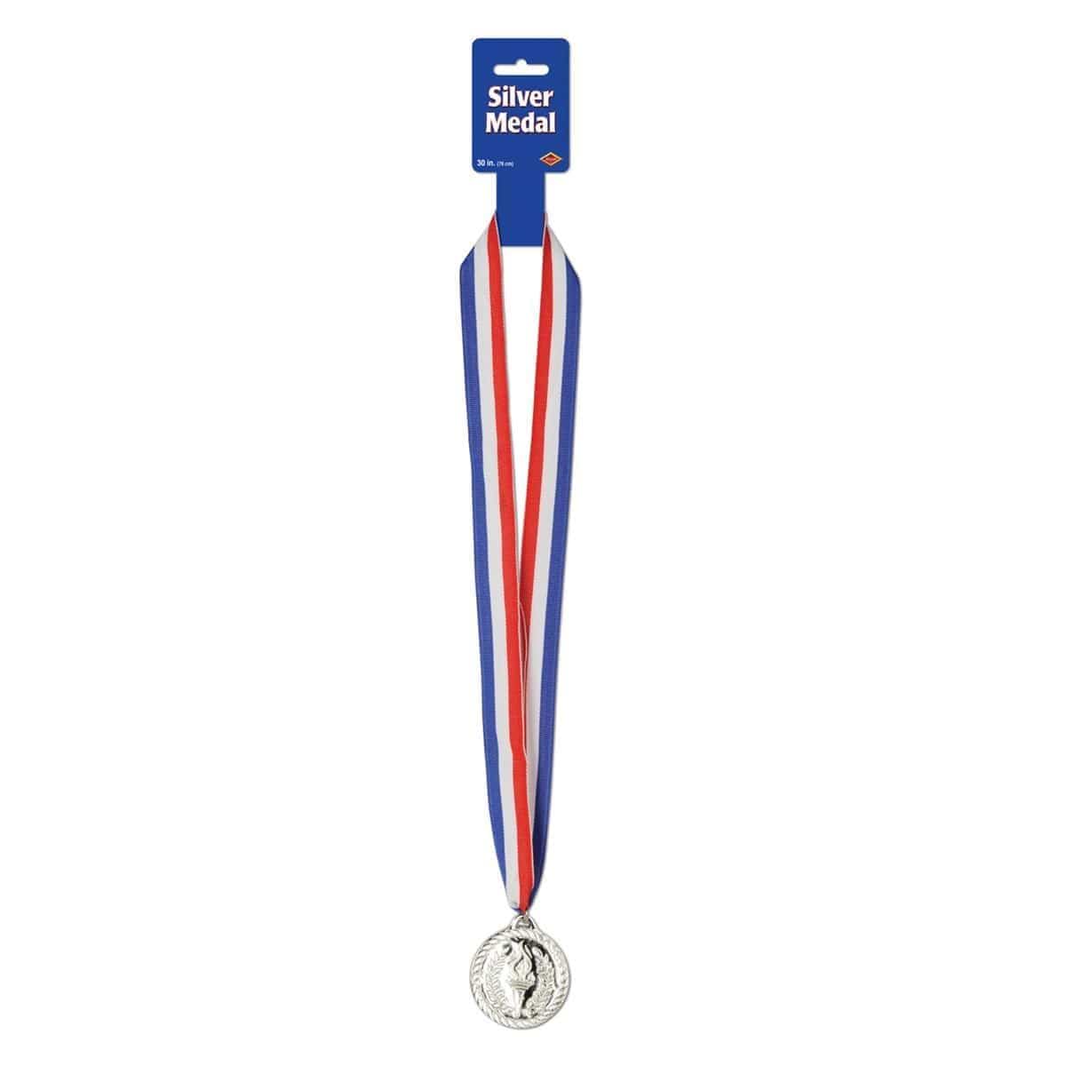 Buy Sports Theme Medal - Silver sold at Party Expert