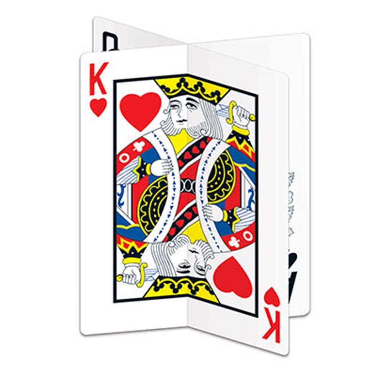 Buy Theme Party 3D Playing Card Centerpiece, 12 Inches sold at Party Expert