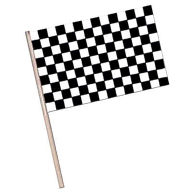 Buy Theme Party Big Black & White Checkered Flag sold at Party Expert