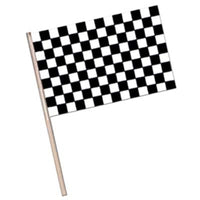Buy Theme Party Big Black & White Checkered Flag sold at Party Expert