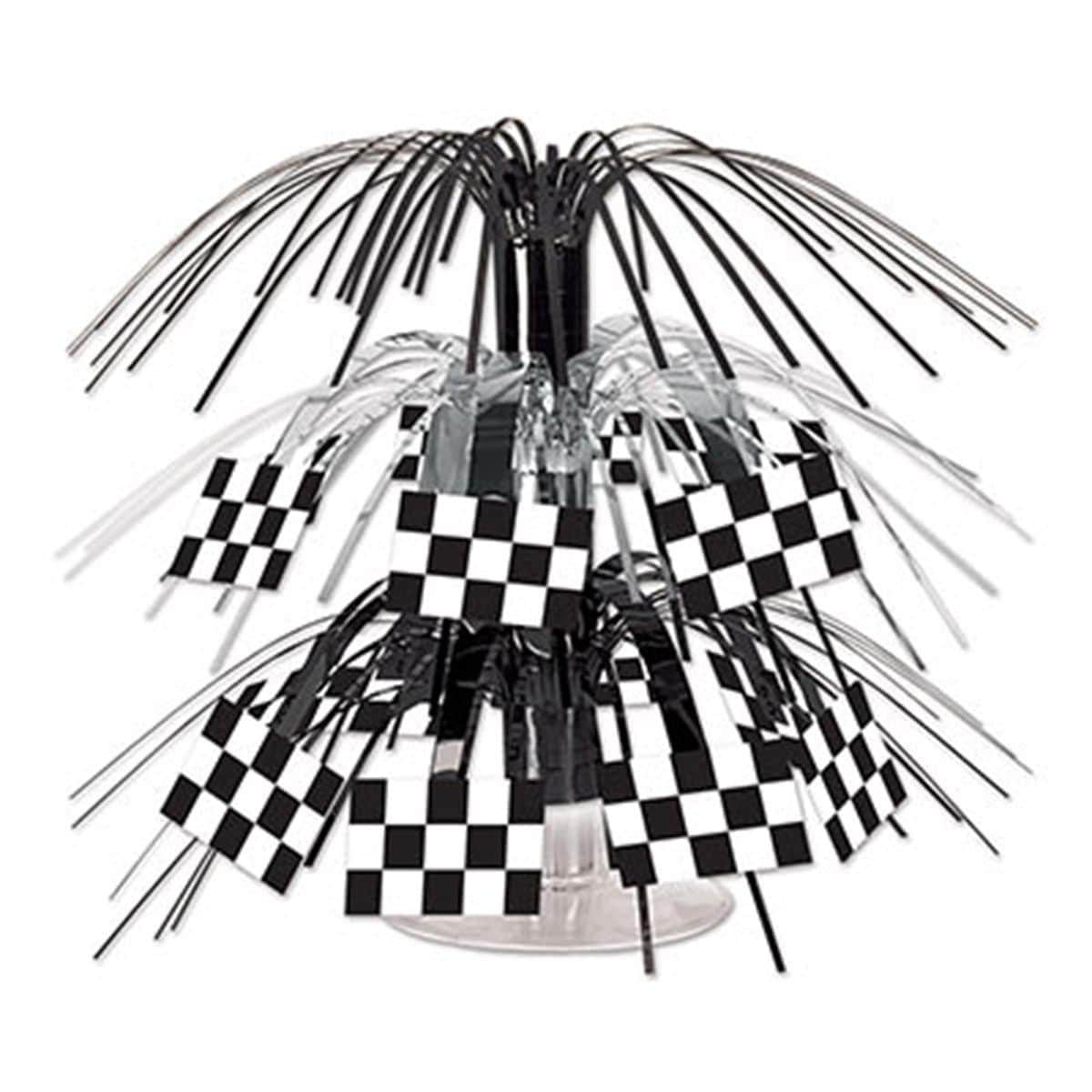 Buy Theme Party Checkered Flag Centerpiece sold at Party Expert