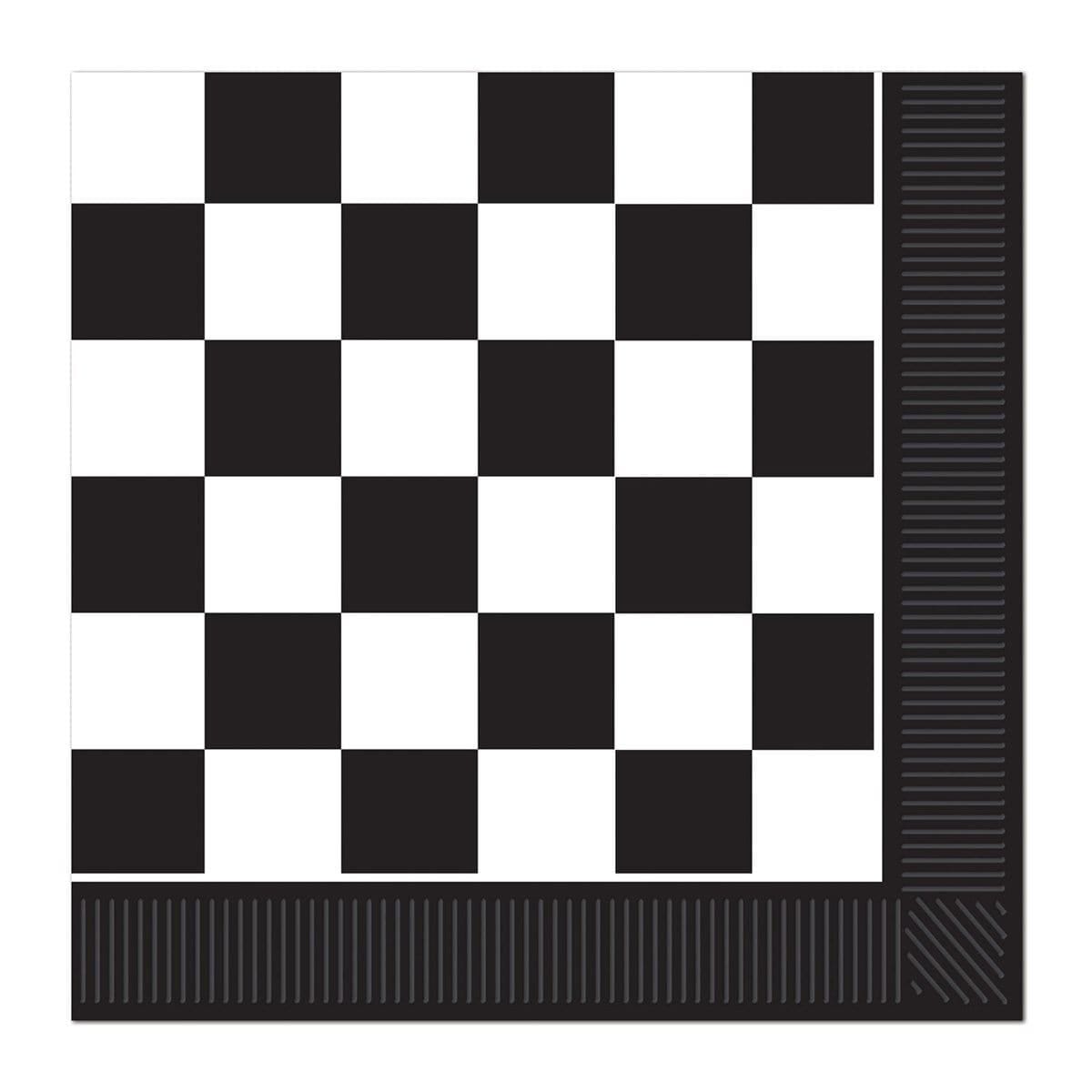 Buy Theme Party Checkered Lunch Napkins, 16 per Package sold at Party Expert