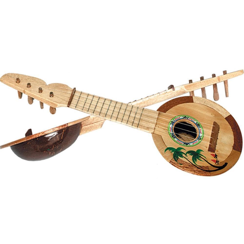 Buy Theme Party Coconut Ukulele, 17 Inches sold at Party Expert