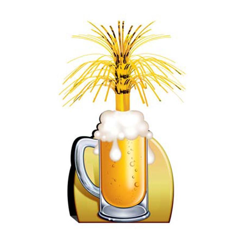 Buy Theme Party Oktoberfest Beer Mug Centerpiece, 15 Inches sold at Party Expert