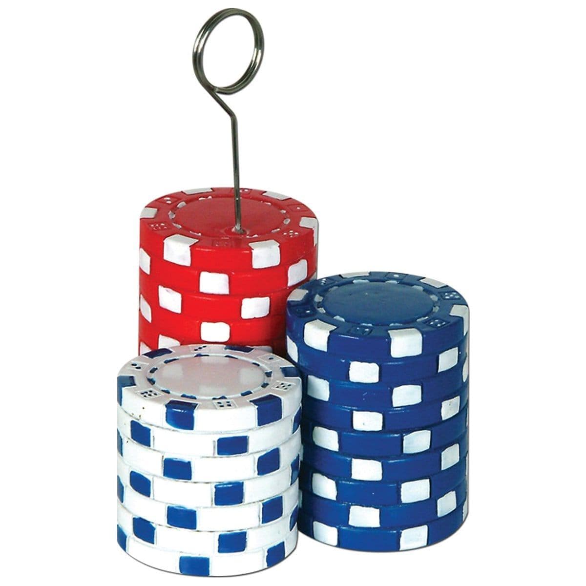 Buy Theme Party Poker Chips Balloon Weight sold at Party Expert