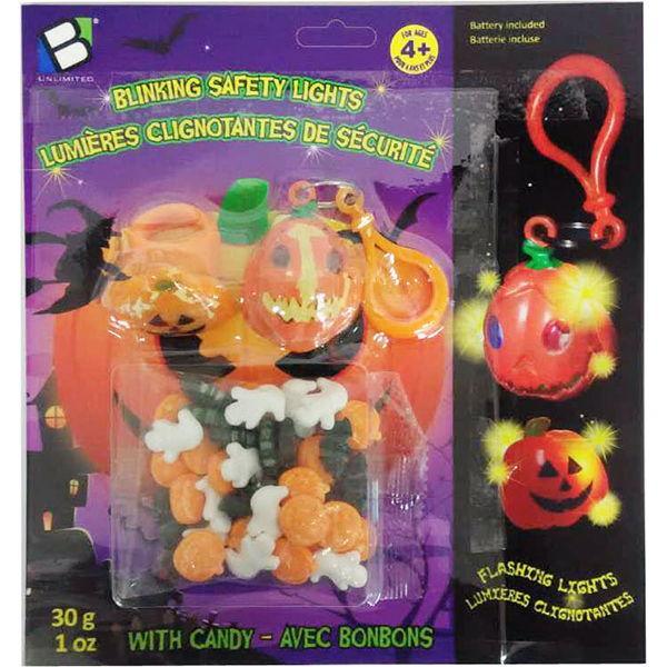 Buy Halloween Candies with light-up pumpkin pendant sold at Party Expert