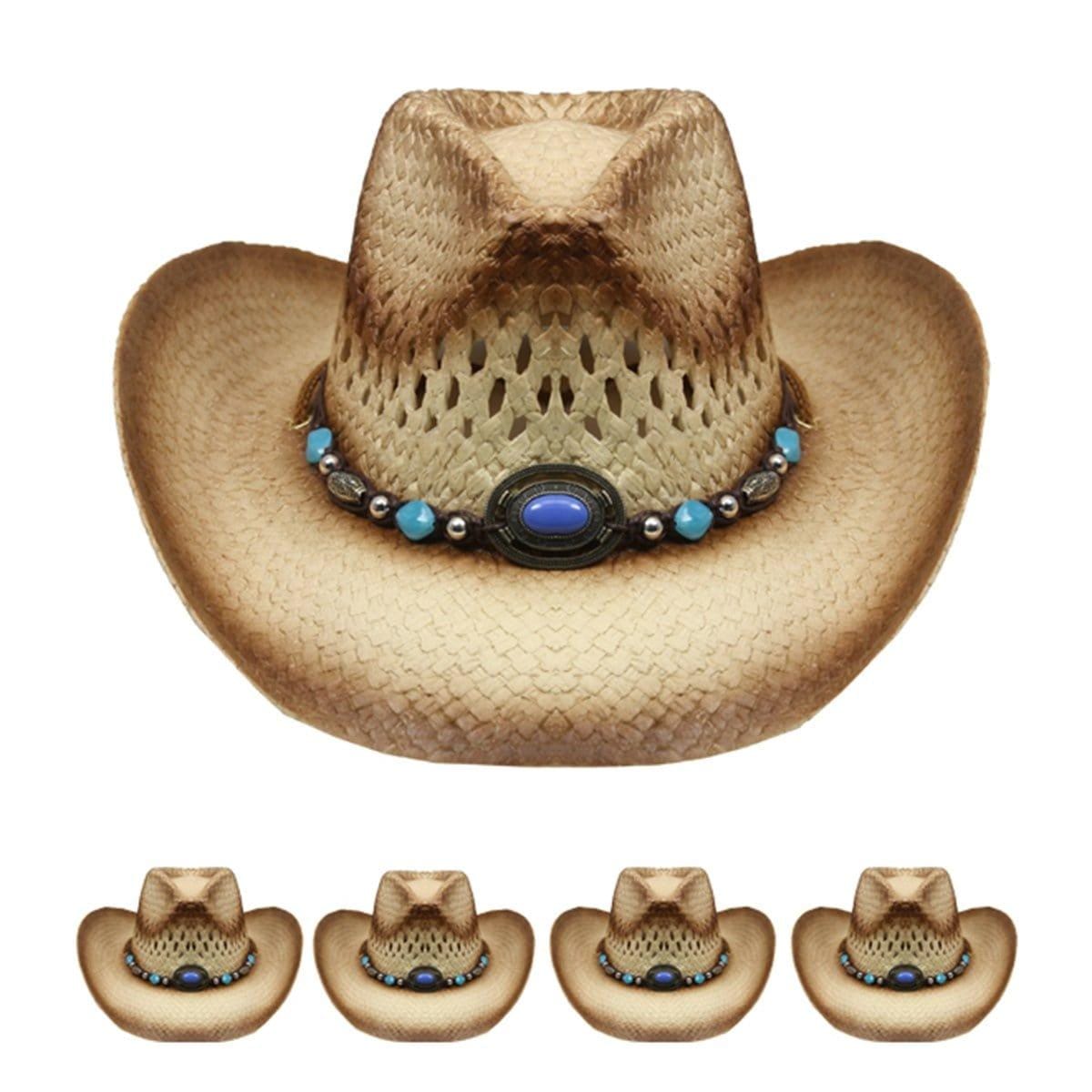 Buy Costume Accessories Beige cowboy hat for adults sold at Party Expert