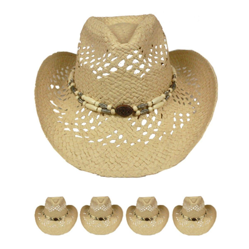 Beige Cowboy Hat for Adults Party Expert