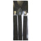 Buy Costume Accessories Black glitter suspenders for adults sold at Party Expert