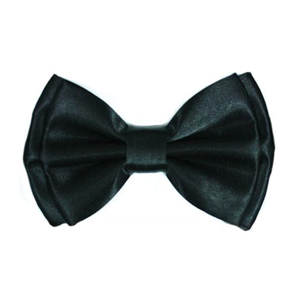 Buy Costume Accessories Black satin bow tie sold at Party Expert