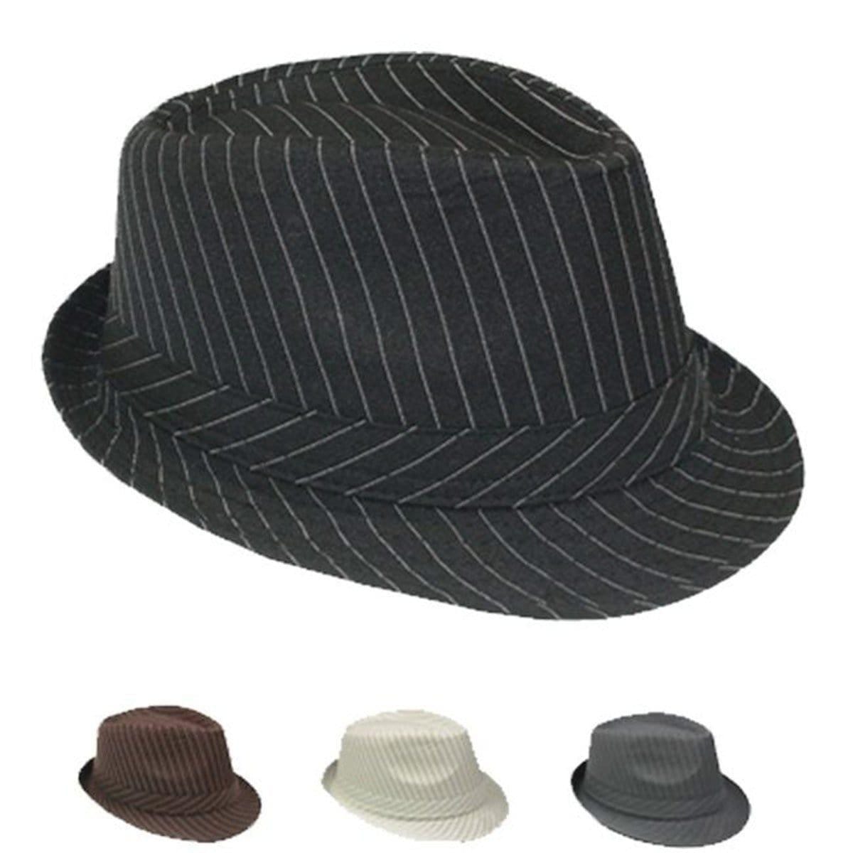 Buy Costume Accessories Gangster Fedora Hat, Assortment, 1 count sold at Party Expert