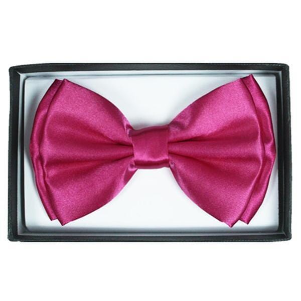 Buy Costume Accessories Hot pink satin bow tie sold at Party Expert