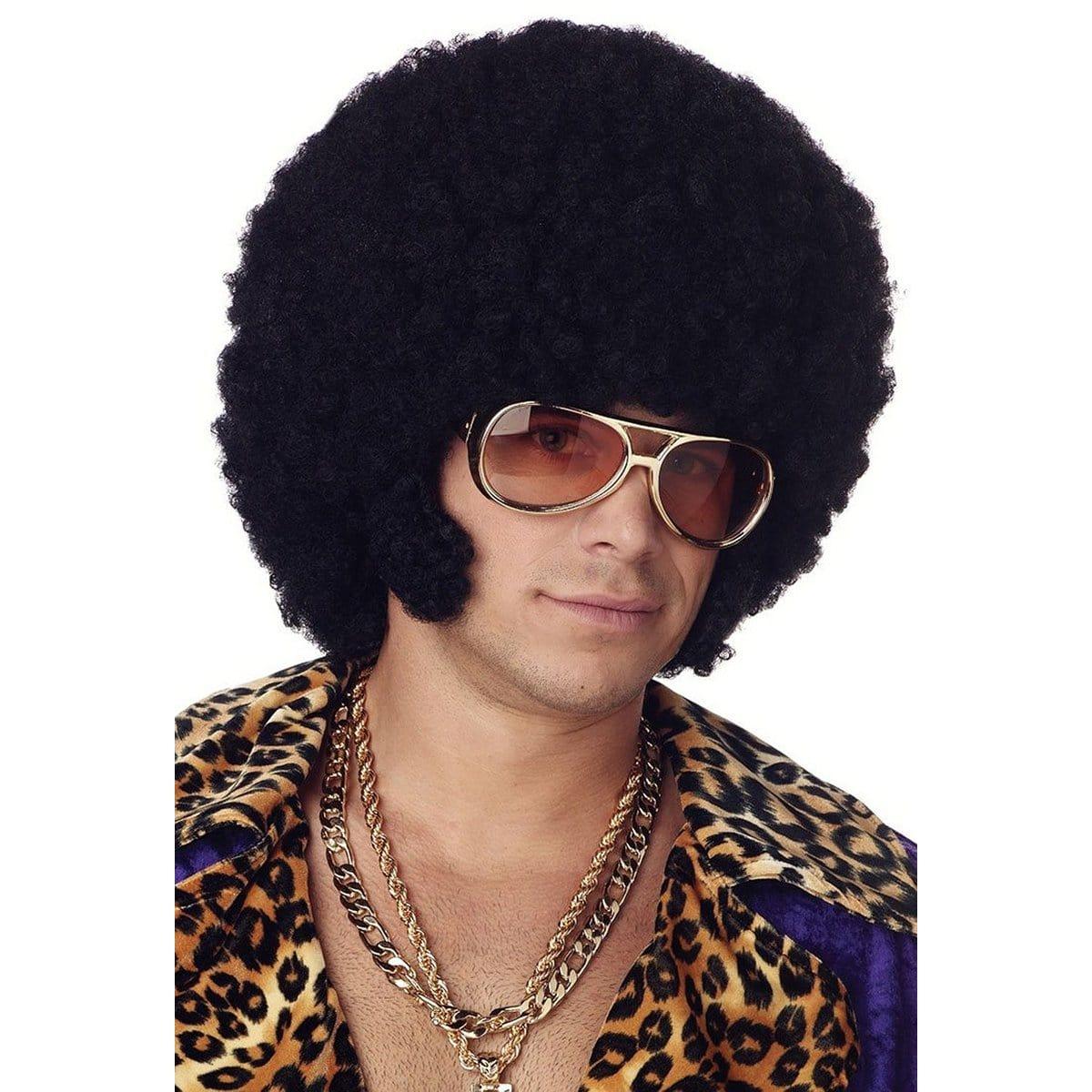 Buy Costume Accessories Black afro chops wig for men sold at Party Expert