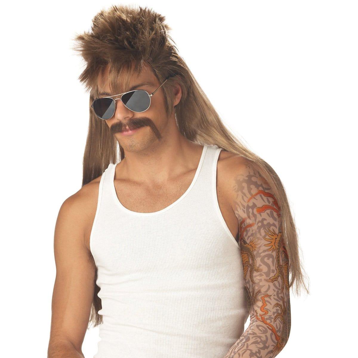 Buy Costume Accessories Mississippi mudflap wig & mustache set for men sold at Party Expert