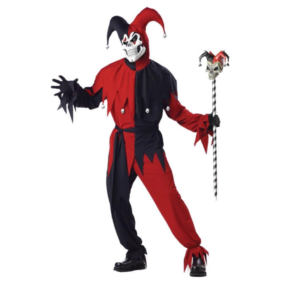 Buy Costumes Evil Jester Costume for Adults sold at Party Expert
