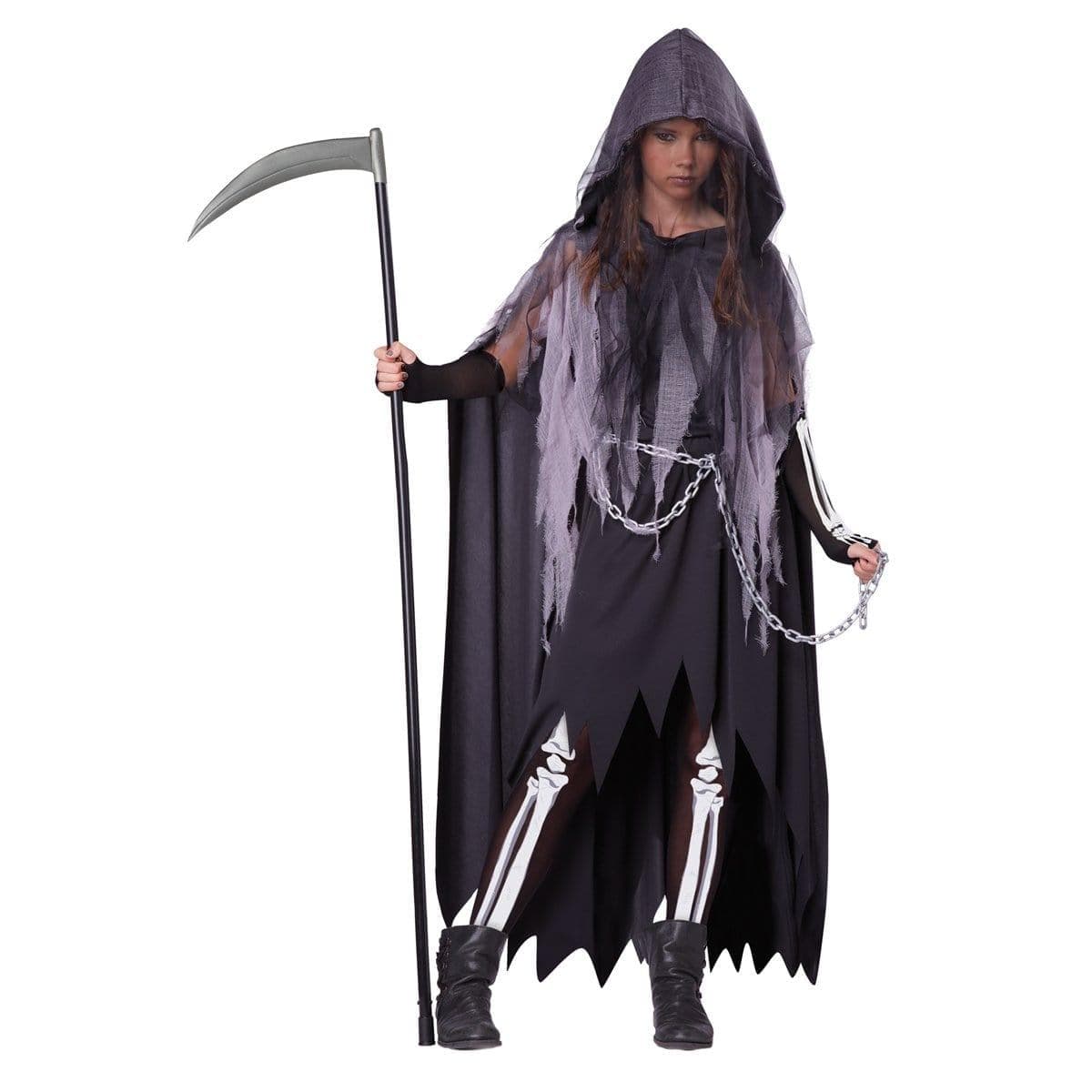 Déguisement faucheuse grosse tête adolescent Halloween : Deguise-toi, achat de Déguisements enfants Déguisement faucheuse grosse tête adolescent Halloween : Deguise-toi, achat de Déguisements enfants