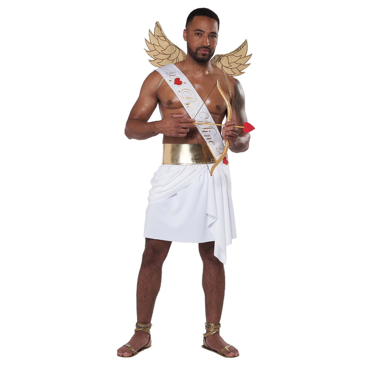 CALIFORNIA COSTUMES Valentine's Day Cupid Toga Costume for Adults