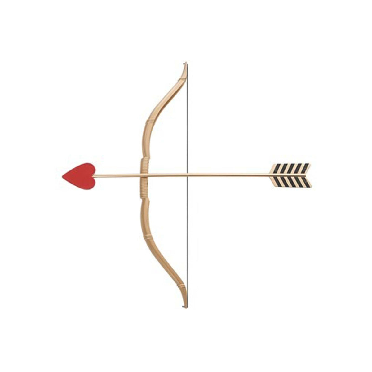 CALIFORNIA COSTUMES Valentine's Day Mini Bow and Arrow Set, 1 Count