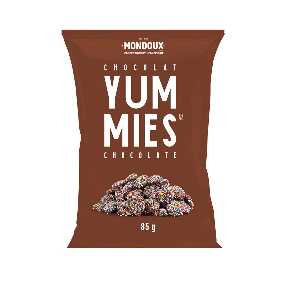 CONFISERIE MONDOUX INC. Candy Yummies Chocolats, 85g