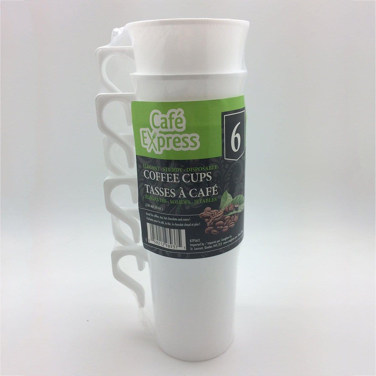 Buy Plasticware Coffee Cups 6/pkg sold at Party Expert