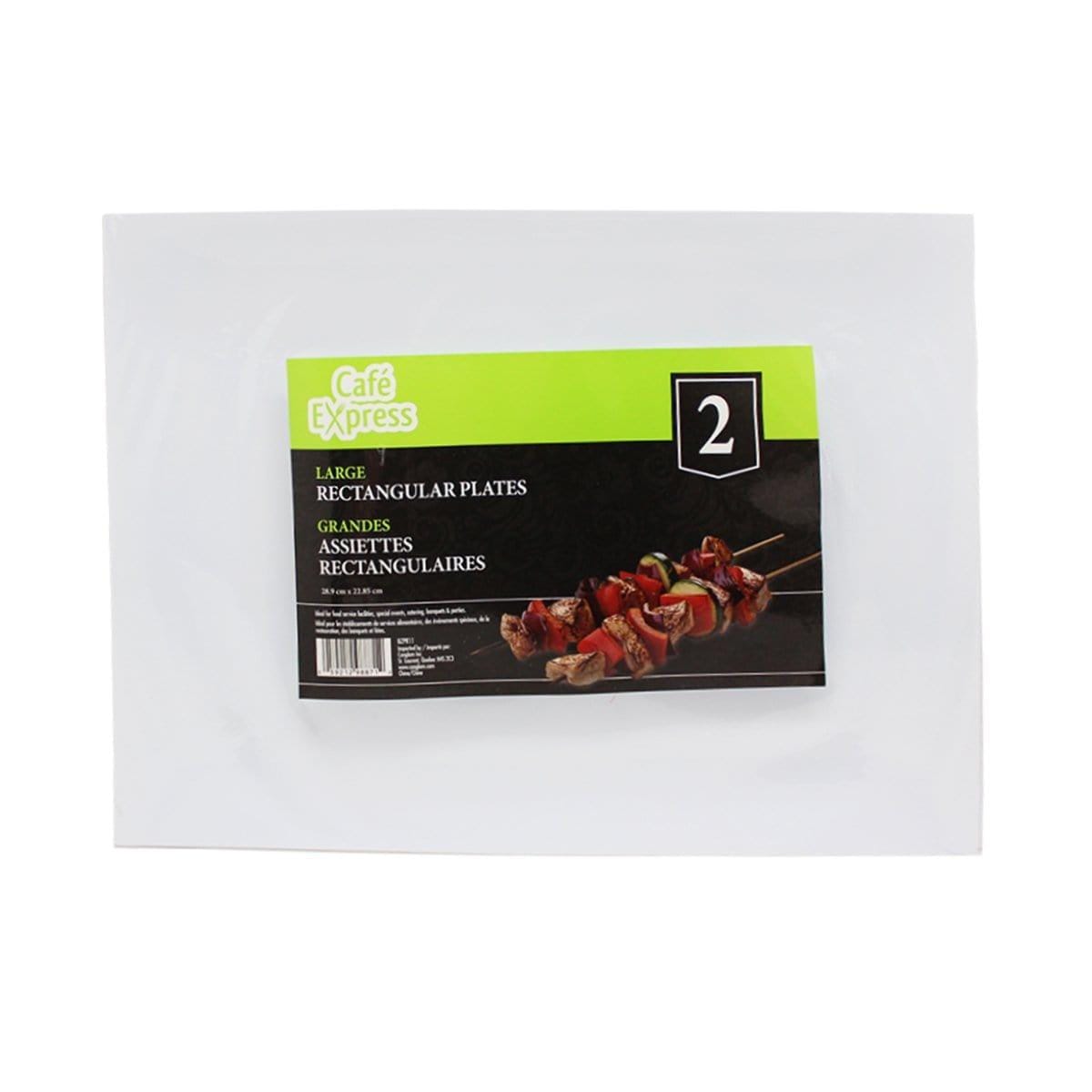 Buy Plasticware Large Square Plates 2/pkg. sold at Party Expert
