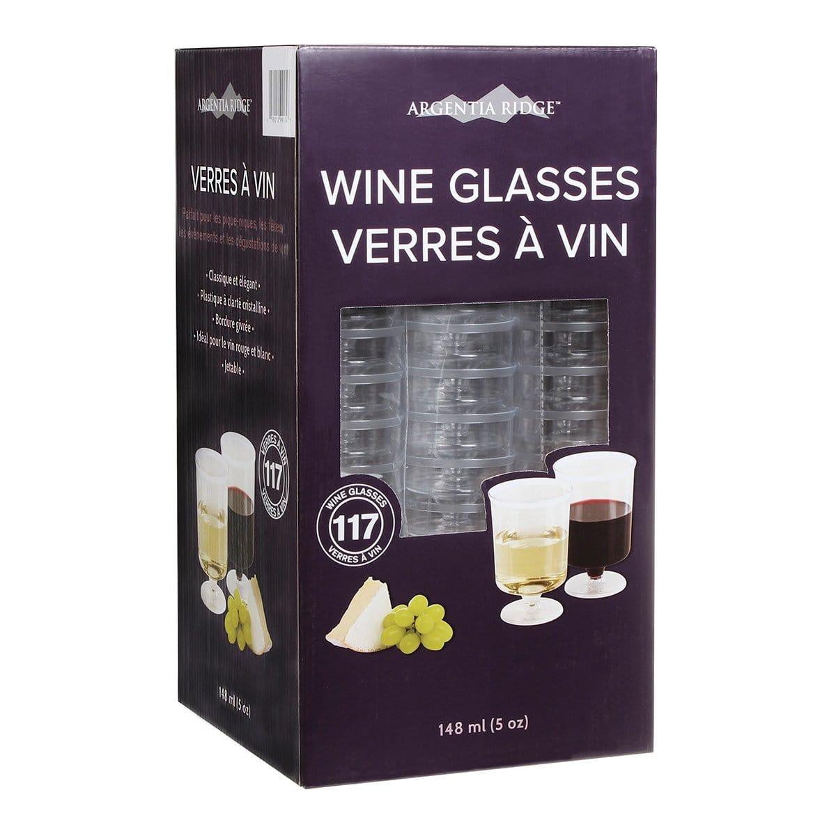 Buy Plasticware Wine Glass Box 117/pkg sold at Party Expert