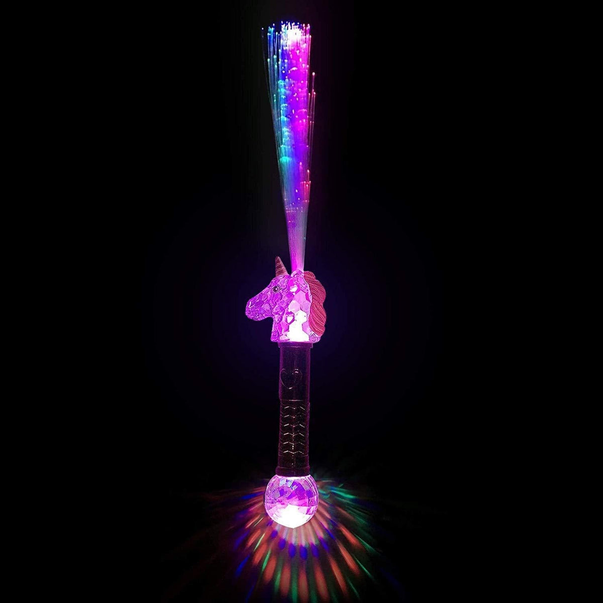 Buy Novelties Led Fiber Optic Unicorn Wands Asst. sold at Party Expert