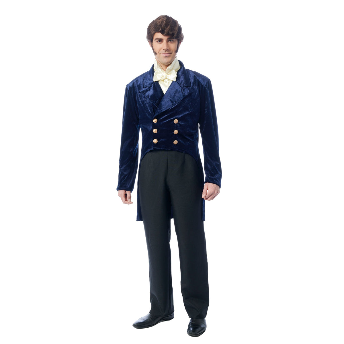 COSTUME CULTURE BY FRANCO Costumes Regency Nobleman Costume for Adults, Dark Blue Tailcoat, Bridgerton