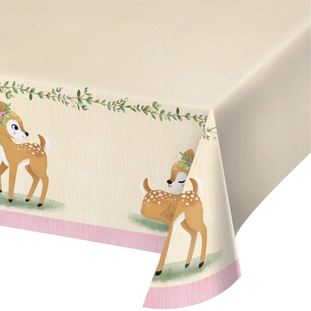 Buy 1st Birthday Deer Little One Tablecover sold at Party Expert
